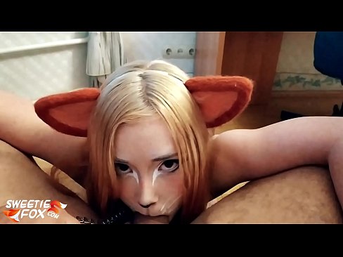 ❤️ Кіцуне ковтає член і кончить в рот ❤❌ Чортове відео  на порно uk.analpics.ru ️❤